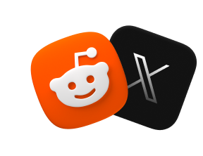 Reddit & X